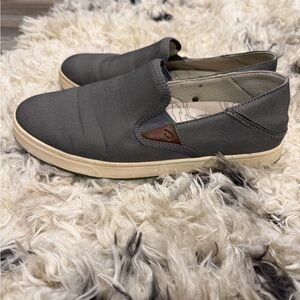 Men's Gray Slip-On Shoes